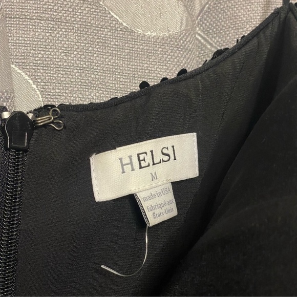 HELSI Leslie Sequin Maxi Dress Black - Picture 7 of 8